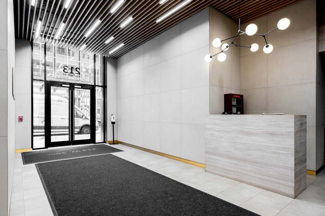 Lobby reception desk