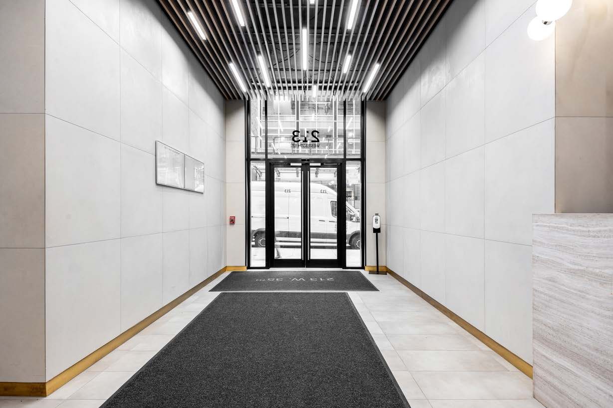 Renovated lobby corridor