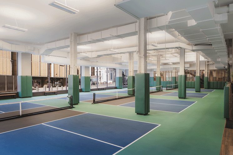 Pickleball courts